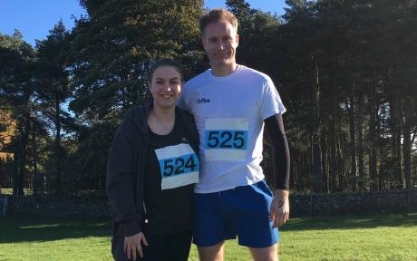 BFBS Presenters Chris Kaye and Lauren Mitchell.