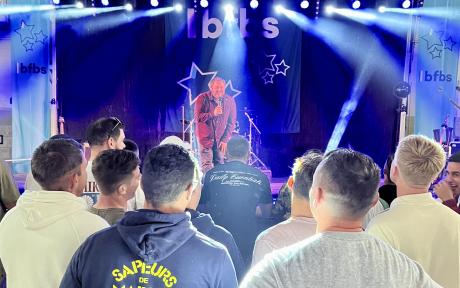 BFBS live event stage