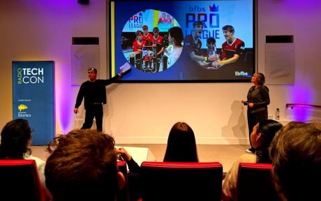 TechCon with James and Angie on stage